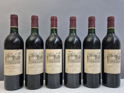 12 bottles Château PARADIS CASSEUIL1995 -...