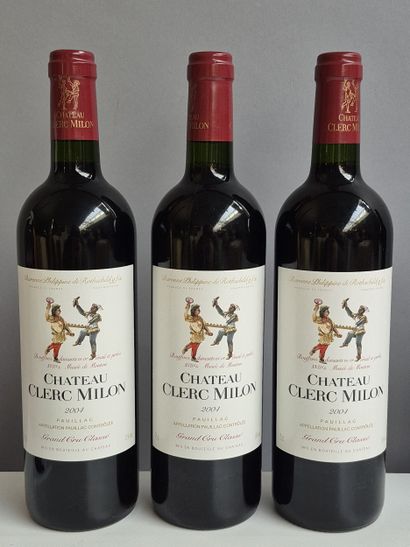 6 Bouteilles Château CLERC MILON 2004 - 5e...