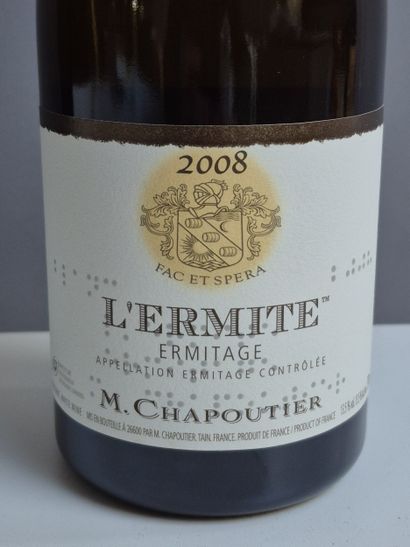 6 Bottles ERMITAGE BLANC 
