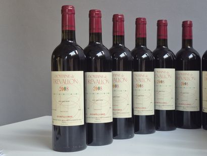 12 Bottles Domaine de TRÉVALLON 2008 - VDP...