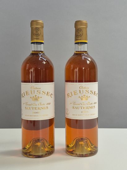 2 Bouteilles Château RIEUSSEC 2003 - SAUTERNES....