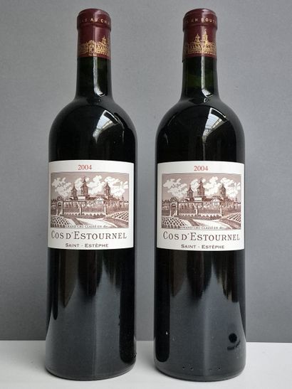 5 Bouteilles Château COS D'ESTOURNEL 2004...