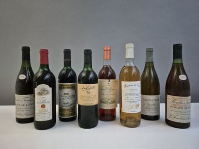 Set of approx. 30 bottles VINS DIVERS FRANCE...