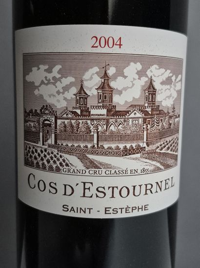 5 Bouteilles Château COS D'ESTOURNEL 2004...