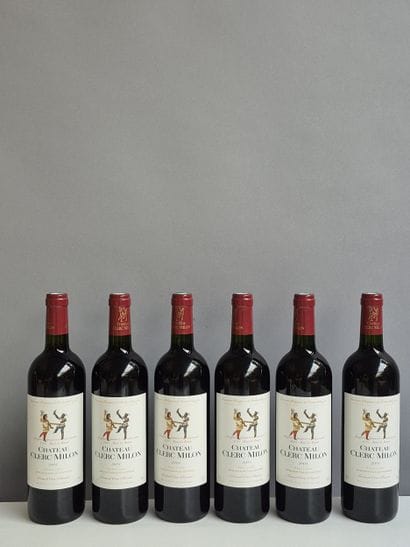 6 Bouteilles Château CLERC MILON 2004 - 5e...