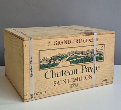 6 Bouteilles Château PAVIE 2006 - 1er Gcc...