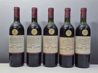 17 bottles Château BELAIR-COUBET 1991 - Côte...