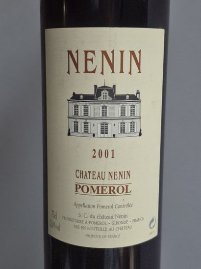 5 bouteilles Château NENIN 2001 - Pomero...