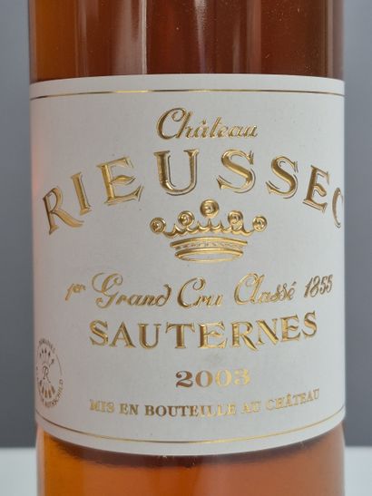2 Bouteilles Château RIEUSSEC 2003 - SAUTERNES....