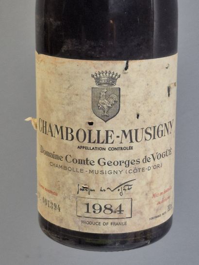 1 Bottle CHAMBOLLE MUSIGNY 1984 - Domaine...