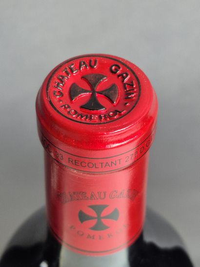 6 Château GAZIN 2012 - Pomerol 
En caisse...