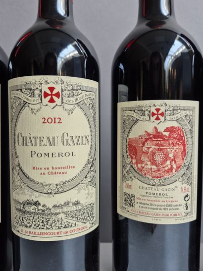 6 Château GAZIN 2012 - Pomerol 
En caisse...