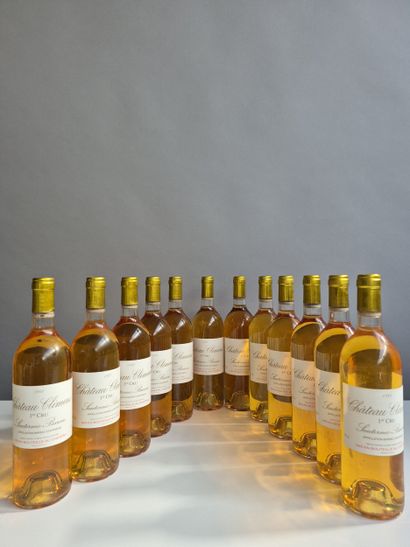 12 Bouteilles Château CLIMENS 1988 - 1er...