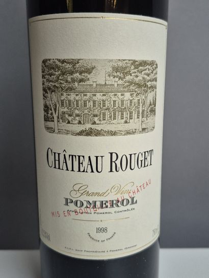 9 Bouteilles Château ROUGET 1998 - Pomerol...