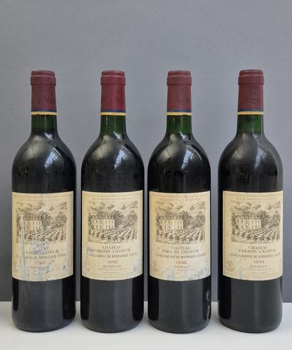 7 bottles Château PARADIS CASSEUIL 1995 -...