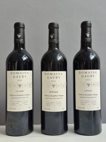 6 Bottles Domaine GAUBY 2010 - CÔTES du ROUSSILLON....