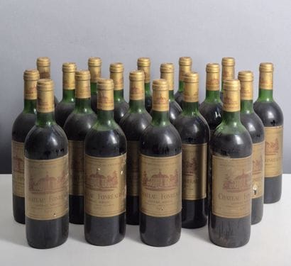 19 bottles Château FONREAUD 1983 - LISTRAC...