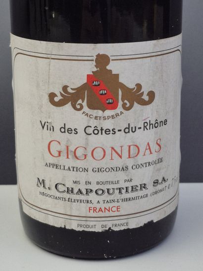 10 bottles GIGONDAS - Domaine CHAPOUTIER...
