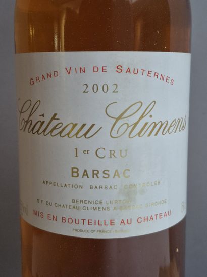 1 Magnum Château CLIMENS 2002 -1er Cc SAUTERNES...