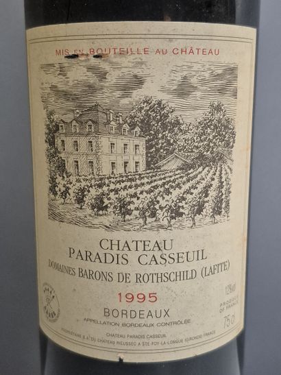 12 bottles Château PARADIS CASSEUIL 1995...