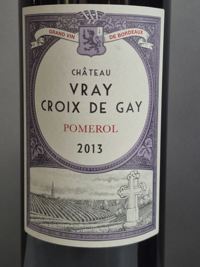 6 Bouteilles Château VRAY CROIX de GAY 2013...