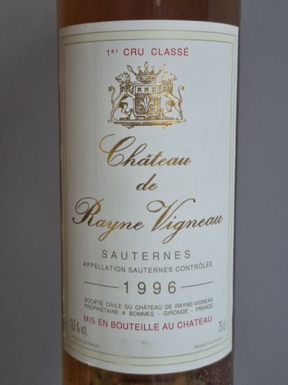 4 Bouteilles Château de RAYNE VIGNEAU 1996...