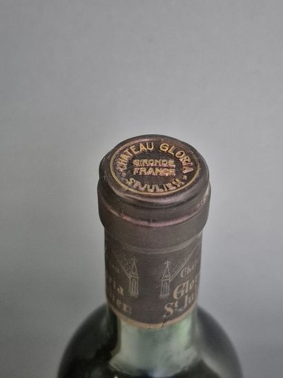 6 bottles Château GLORIA Saint Julien 1980....