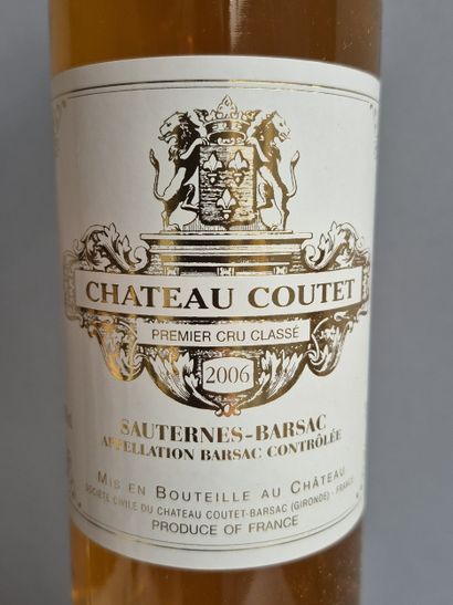 6 Bouteilles Château COUTET 2006 - 1er Cc...