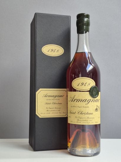 1 Bouteille d'ARMAGNAC Saint-Christeau 1948....