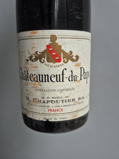 11 bottles CHATEAUNEUF du PAPE 1985 - Domaine...