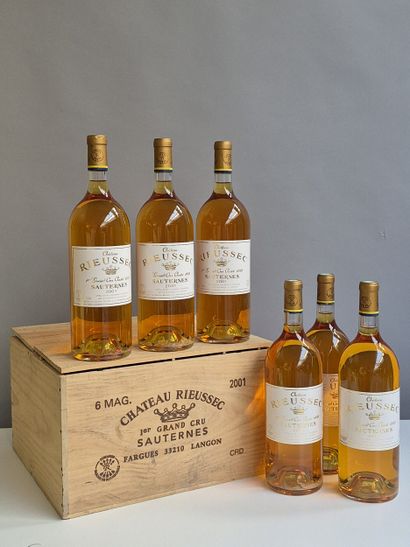 6 Magnums Château RIEUSSEC 2001 - 1er Cc...