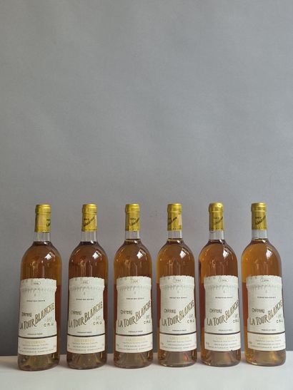 6 Bottle Château La TOUR BLANCHE 1996 - 1er...