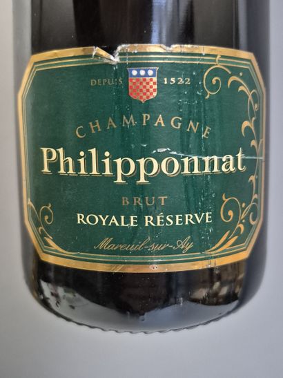 6 bouteilles CHAMPAGNE PHILIPONNAT Brut royale...