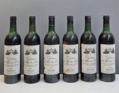 12 bottles Château de HAUTE-SERRE 1978 -...