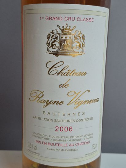 6 Bouteilles Château RAYNE VIGNEAU 2006 -...