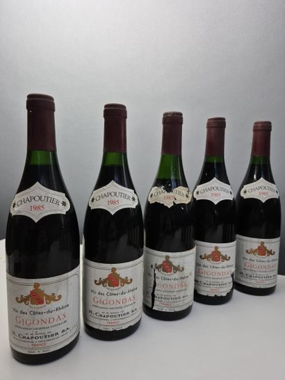 10 bottles GIGONDAS - Domaine CHAPOUTIER...