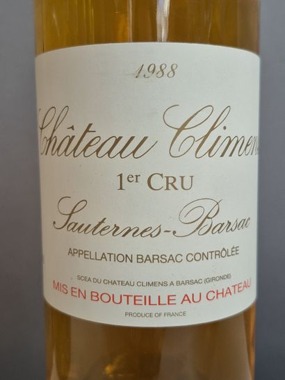 12 Bouteilles Château CLIMENS 1988 - 1er...