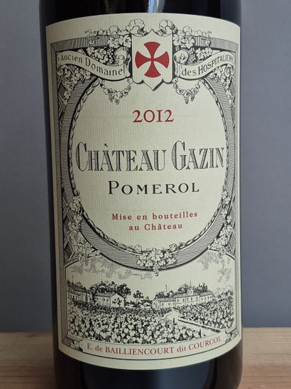 1 Double Magnum Château GAZIN 2012 - Pomerol...