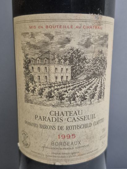 12 bottles Château PARADIS CASSEUIL 1995...