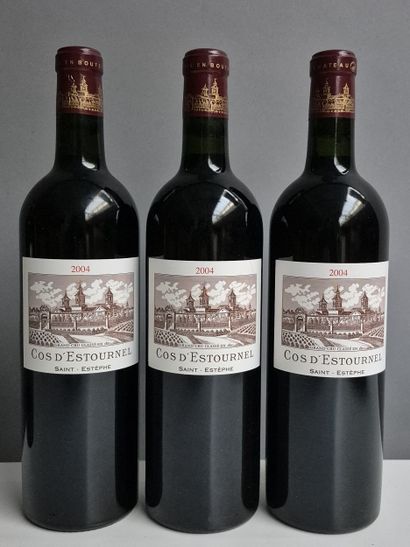 5 Bouteilles Château COS D'ESTOURNEL 2004...