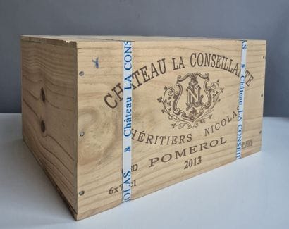 6 Bouteilles Château LA CONSEILLANTE 2013...