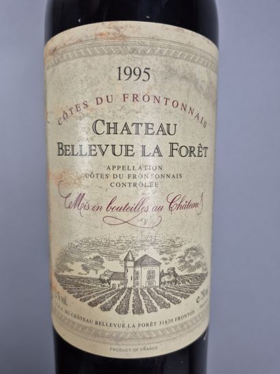 9 bottles Château BELLEVUE La FORET 1995....