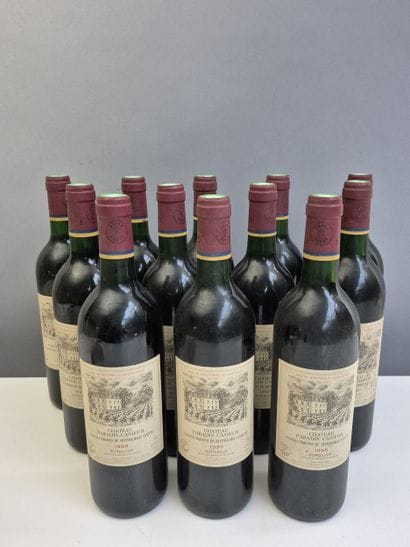 12 bottles Château PARADIS CASSEUIL 1995...