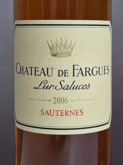 3 Bouteilles Château de FARGUES 2006 - SAUTERNES...