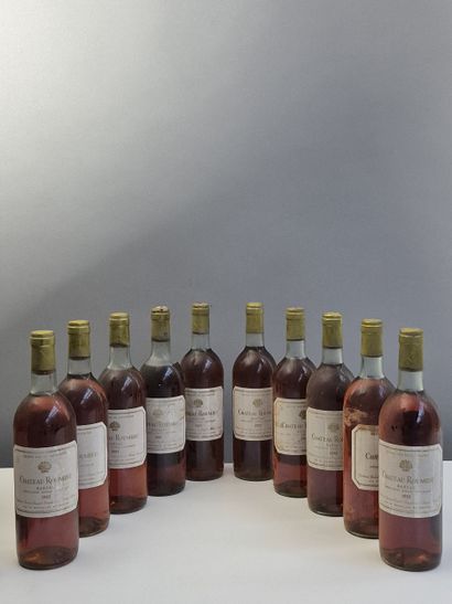 18 bouteilles Château ROUMIEU 1985 - Barsac...