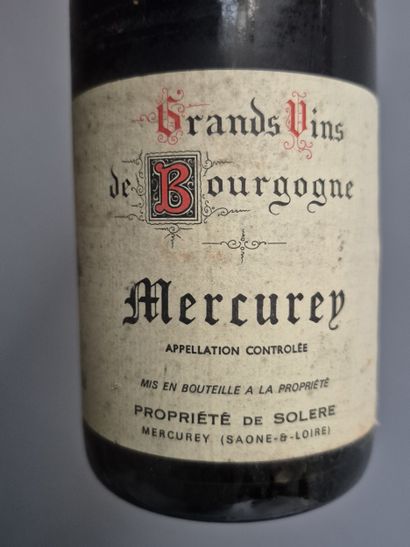 20 bottles MERCUREY 1985. FOR SALE AS IS