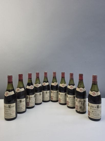 10 bottles MOULIN A VENT 1986 - Benoit TRICHARD...