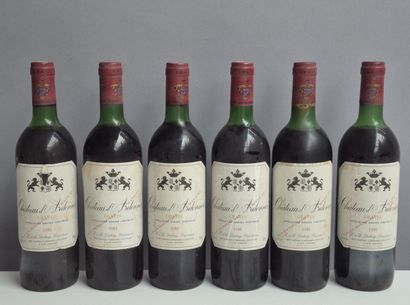 12 bottles Château d'ARDENNES 1981 - Graves...