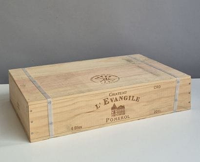 6 Bouteilles Château L'EVANGILE 2011 - Pomerol...