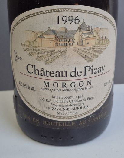 7 bottles MORGON 1996 - Château de PIZAY